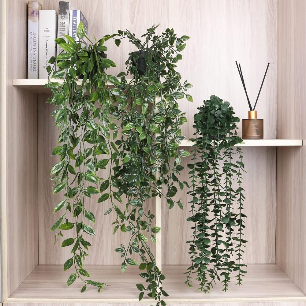Artificial Hanging Plants with - Ficus Lyrata Tree 评论和价格